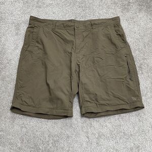 The North Face Convertible Pants To Shorts Mens 40 Green Straight Zip Pockets
